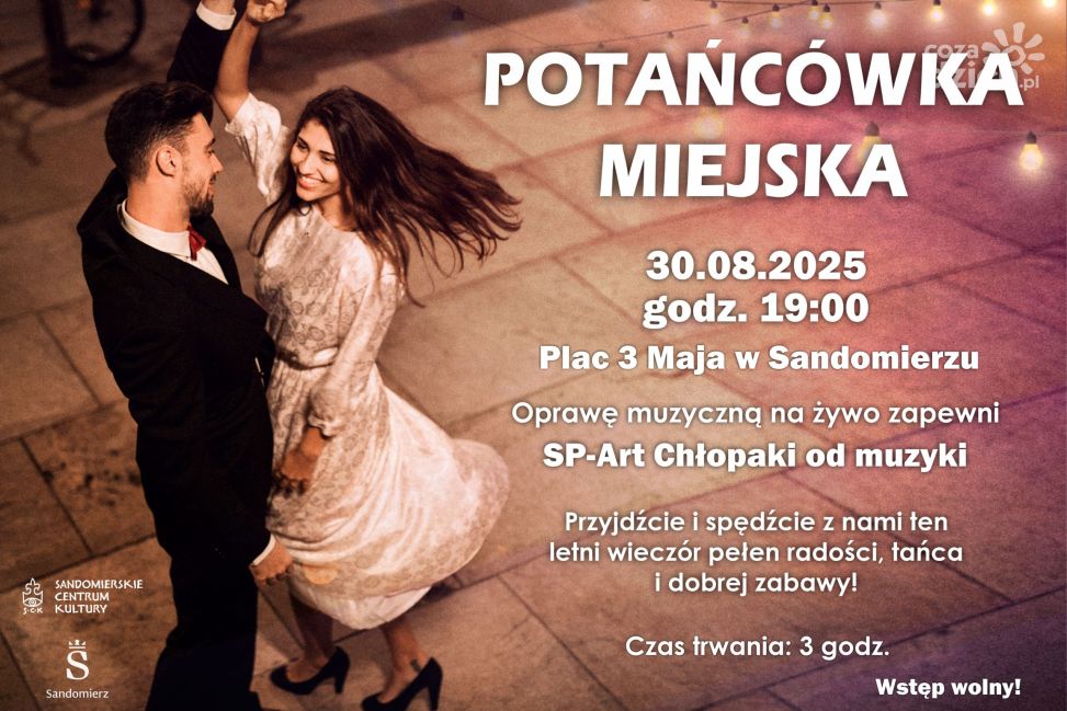 Miejska Potańcówka w Sandomierzu – taneczny wieczór na Placu 3 Maja