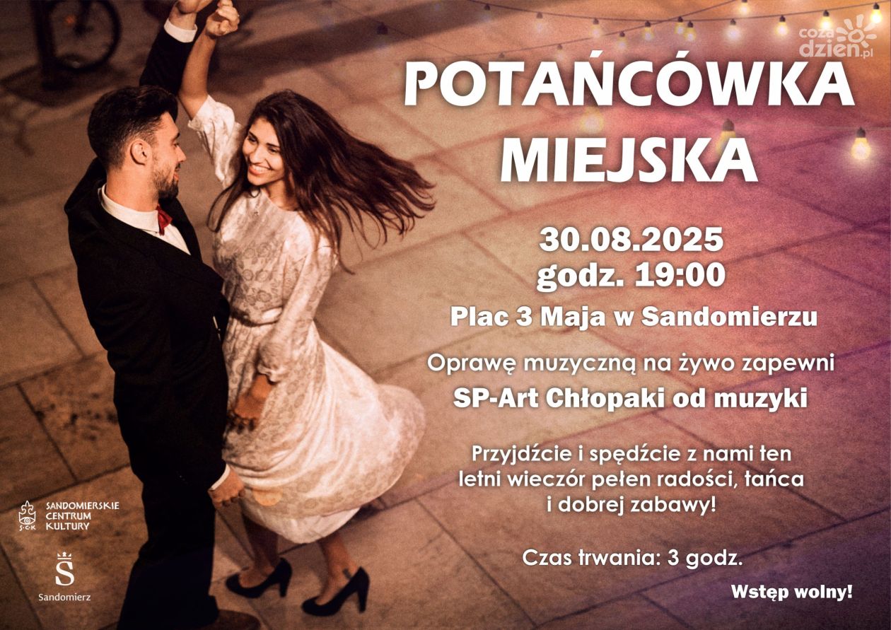 Miejska Potańcówka w Sandomierzu – taneczny wieczór na Placu 3 Maja