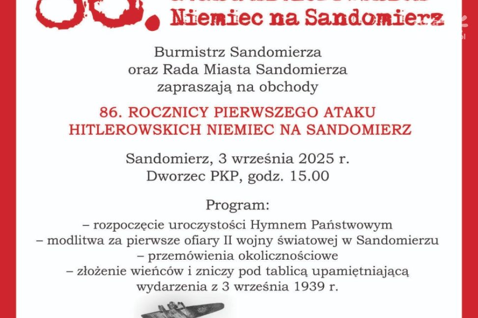 86. rocznica pierwszego ataku hitlerowskich Niemiec na Sandomierz 