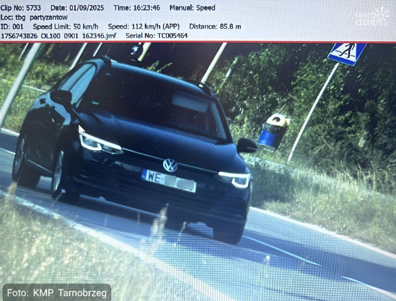 Trzej kierowcy stracili prawa jazdy za nadmierną prędkość