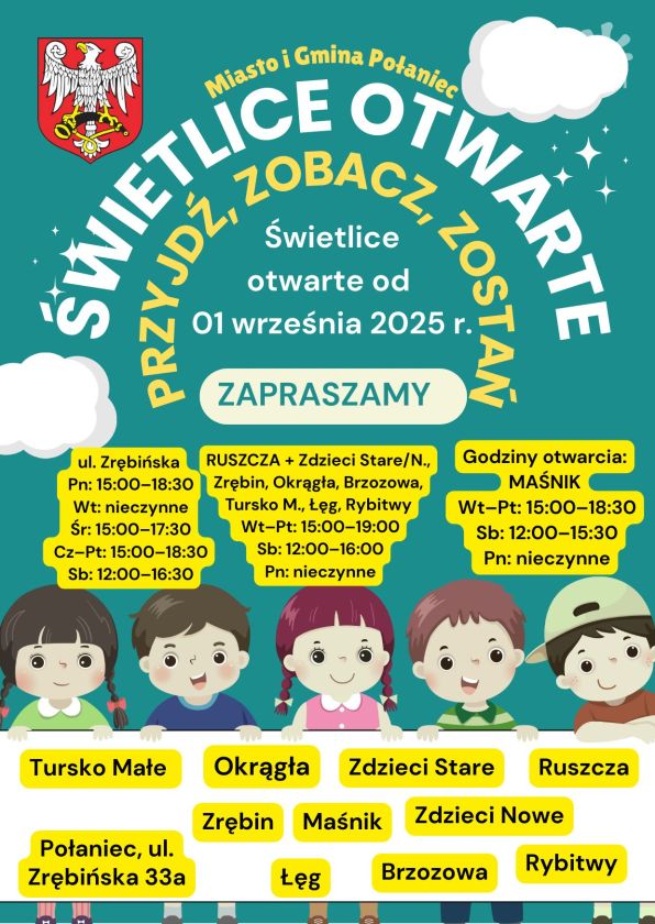 Świetlice w gminie Połaniec ponownie otwarte