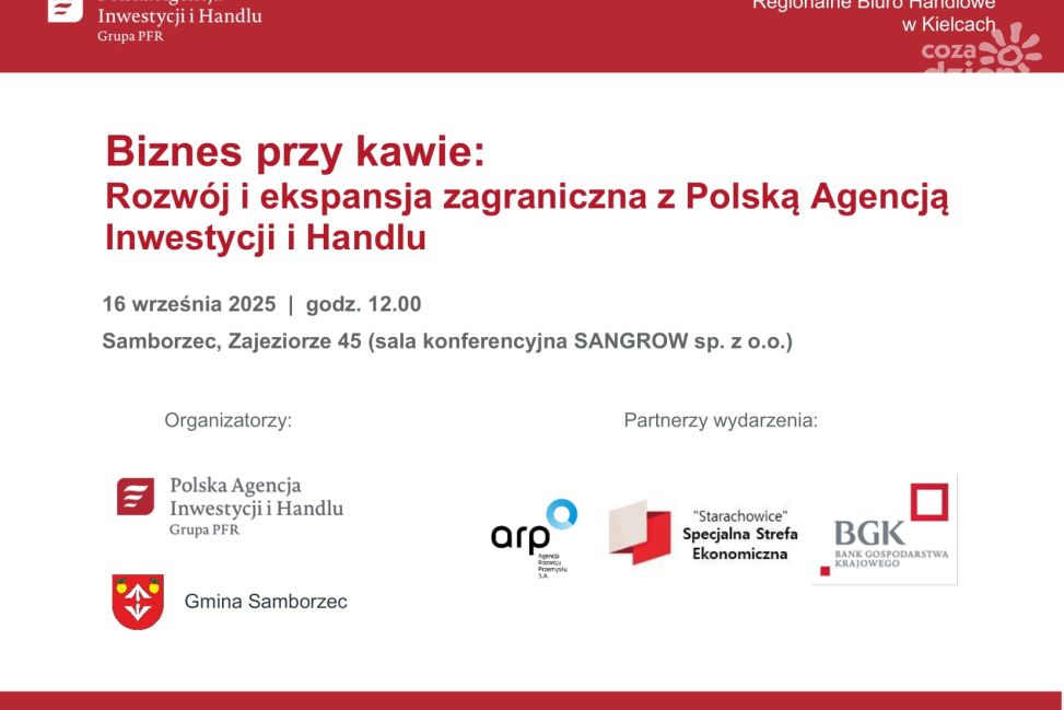 Spotkanie dla przedsiębiorców z gminy Samborzec – wsparcie, finansowanie i ekspansja zagraniczna