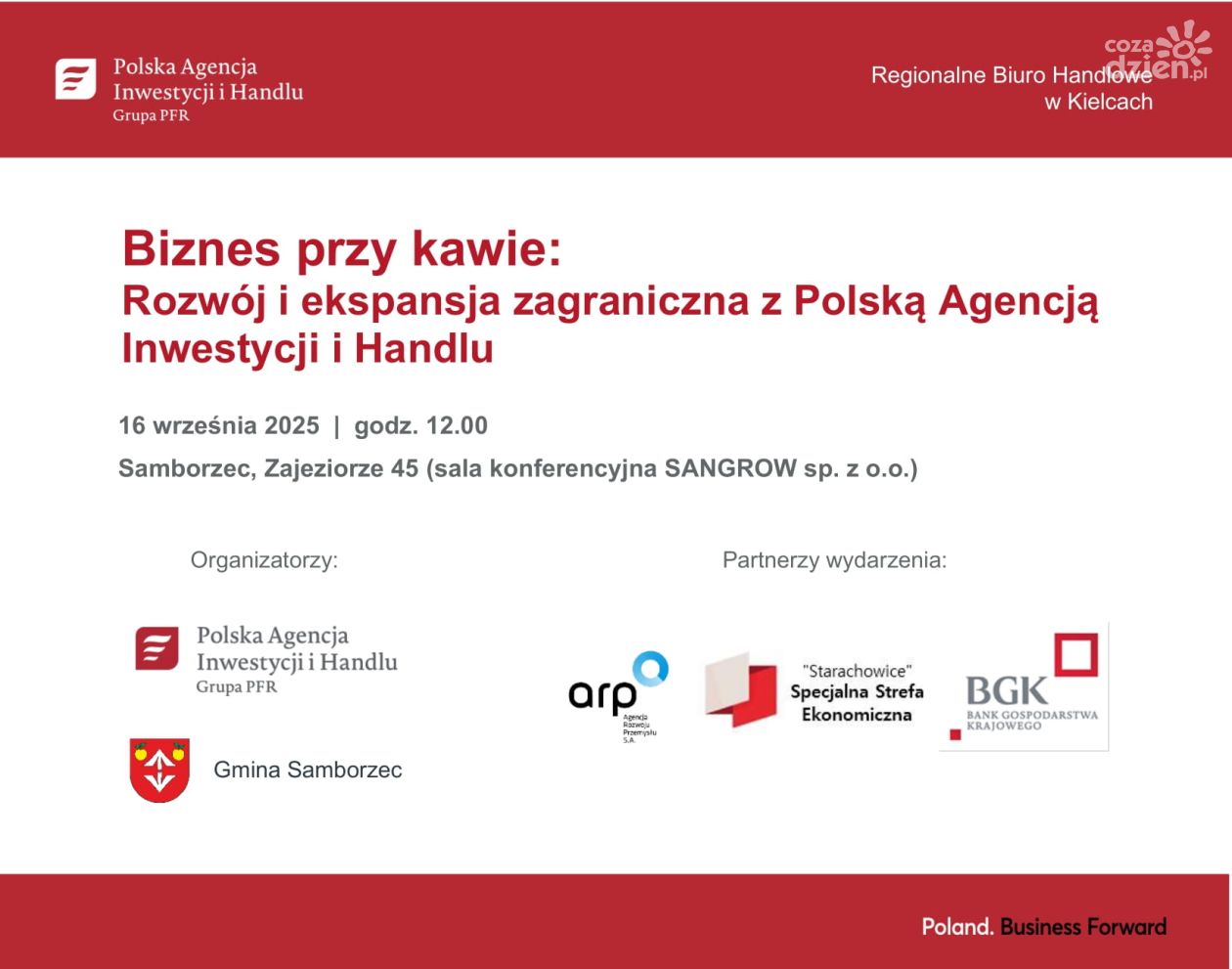 Spotkanie dla przedsiębiorców z gminy Samborzec – wsparcie, finansowanie i ekspansja zagraniczna