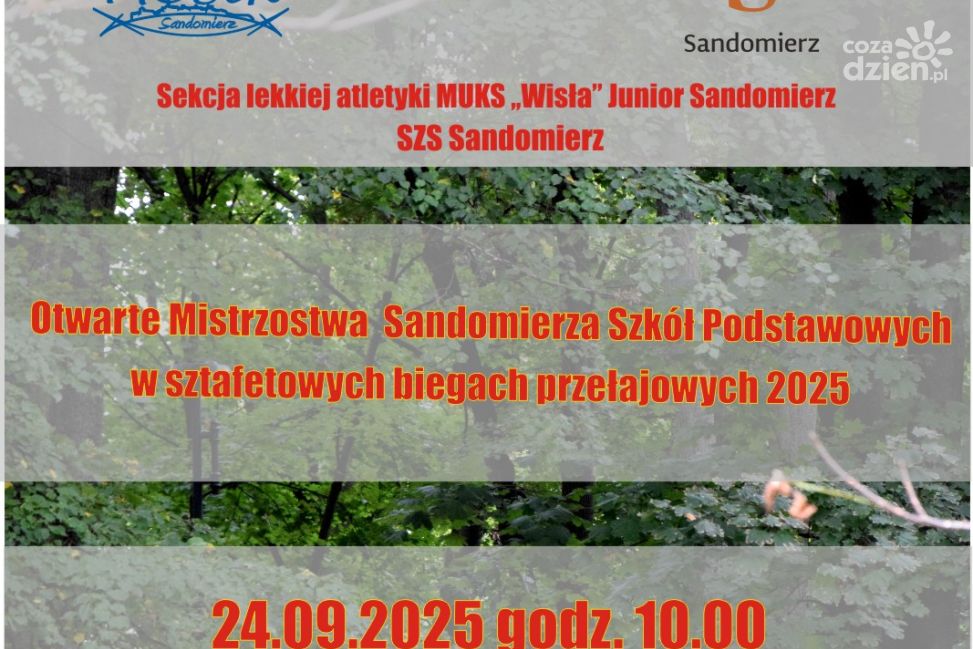 Otwarte Mistrzostwa Sandomierza Szkół Podstawowych w Sztafetowych Biegach Przełajowych 2025 już w środę!