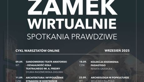 „Zamek wirtualnie – spotkanie prawdziwe” – cykl wykładów online startuje już we wtorek!