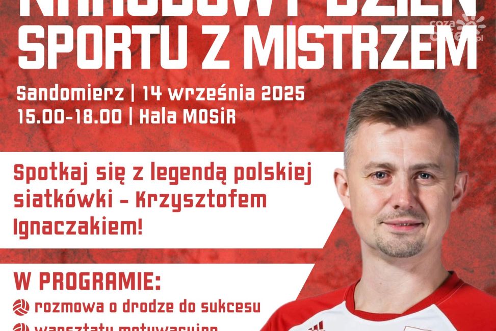 Sportowa niedziela z gwiazdą polskiej siatkówki