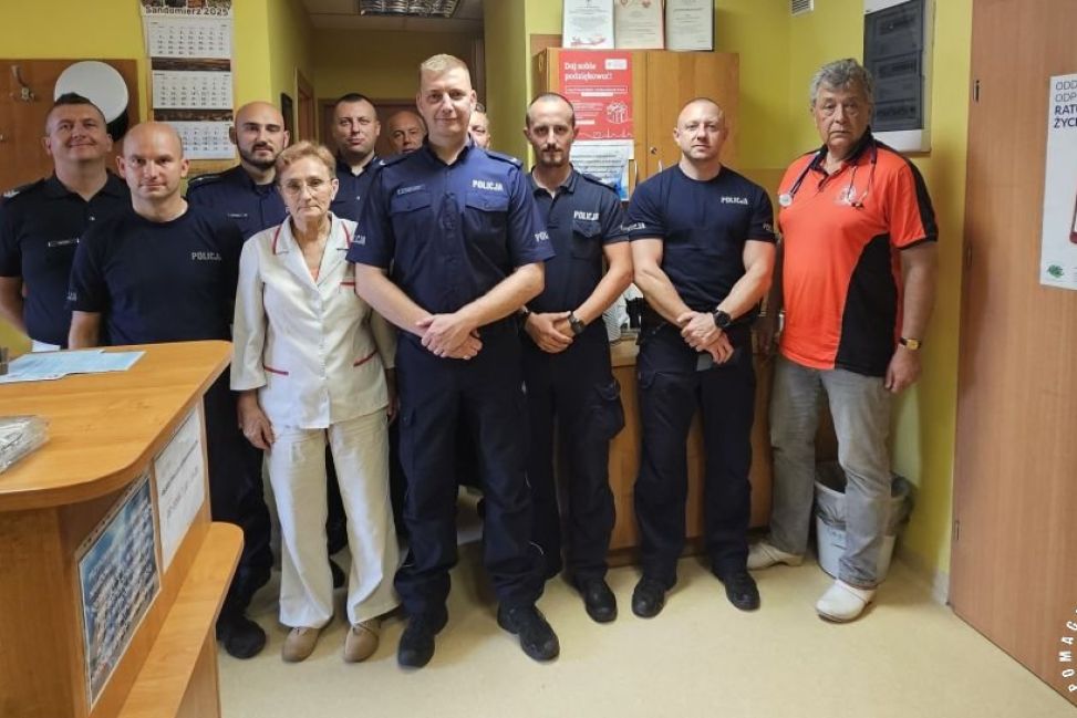 Policjanci z Sandomierza oddali krew w ramach ogólnopolskiej akcji