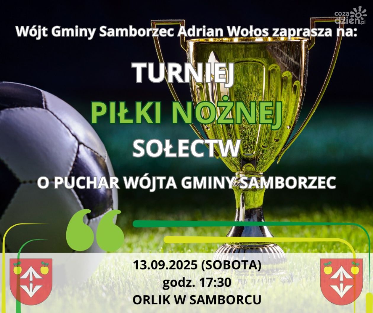 Turniej Piłki Nożnej Sołectw o Puchar Wójta Gminy Samborzec