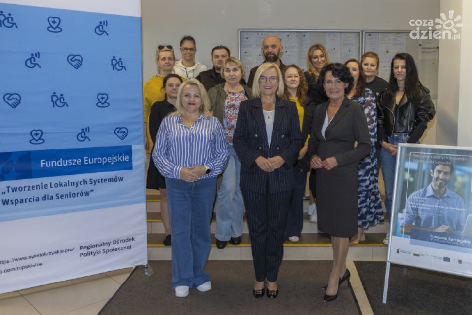 Koordynatorzy projektu wsparcia seniorów pracują w Sandomierzu