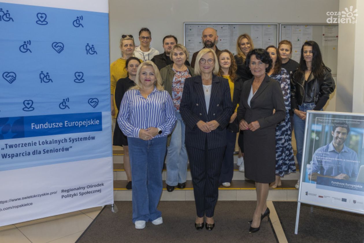 Koordynatorzy projektu wsparcia seniorów pracują w Sandomierzu