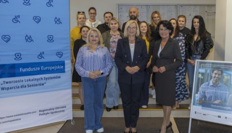 Koordynatorzy projektu wsparcia seniorów pracują w Sandomierzu