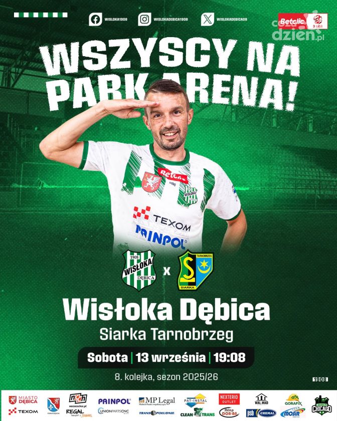 Siarka Tarnobrzeg szuka kontynuacji zwycięstw w Dębicy.