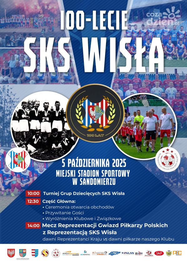Już w październiku Wisła Sandomierz będzie świętować swoje stulecie!