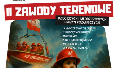 Sportowe emocje i rodzinna zabawa podczas II Zawodów Terenowych Młodych Strażaków