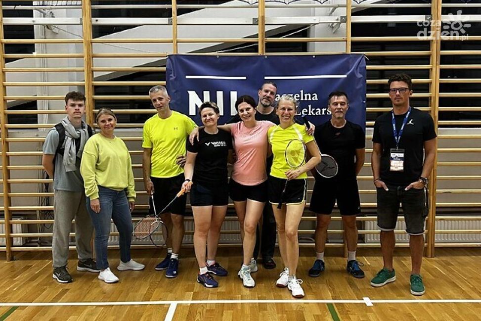 Reprezentant Nowej Dęby zdominował badminton na Igrzyskach Lekarskich