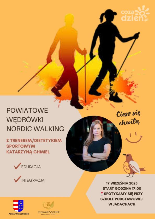 Powiatowe Wędrówki Nordic Walking – ruch, zdrowie i muzyka na trasie!