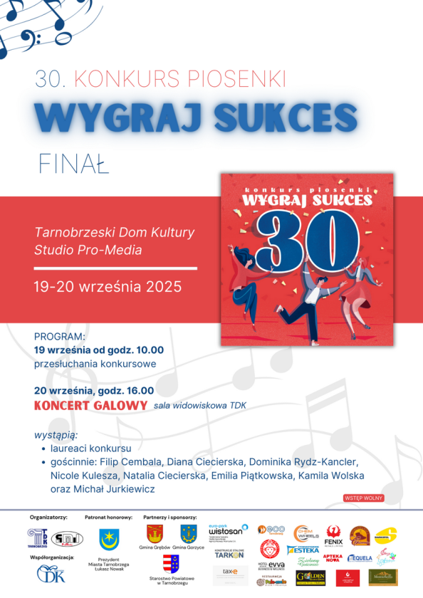 Jubileuszowy finał konkursu „Wygraj Sukces” w Tarnobrzegu