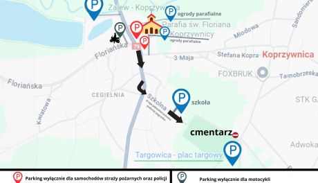 Zmiany w organizacji ruchu podczas pogrzebu ks. kan. Stanisława Chmielewskiego w Koprzywnicy