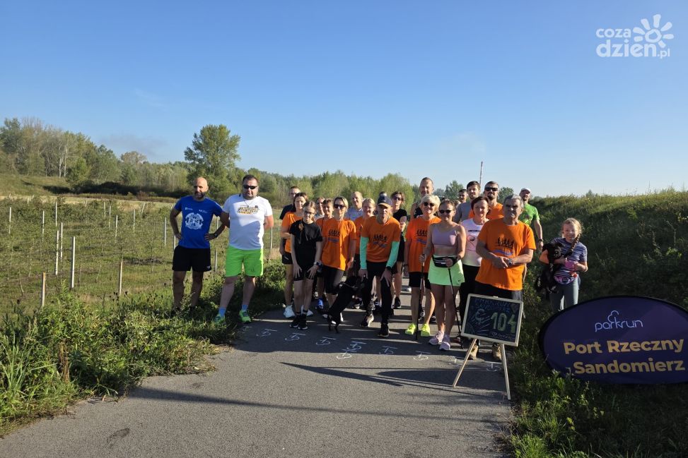 104. parkrun Port Rzeczny Sandomierz w słonecznej aurze
