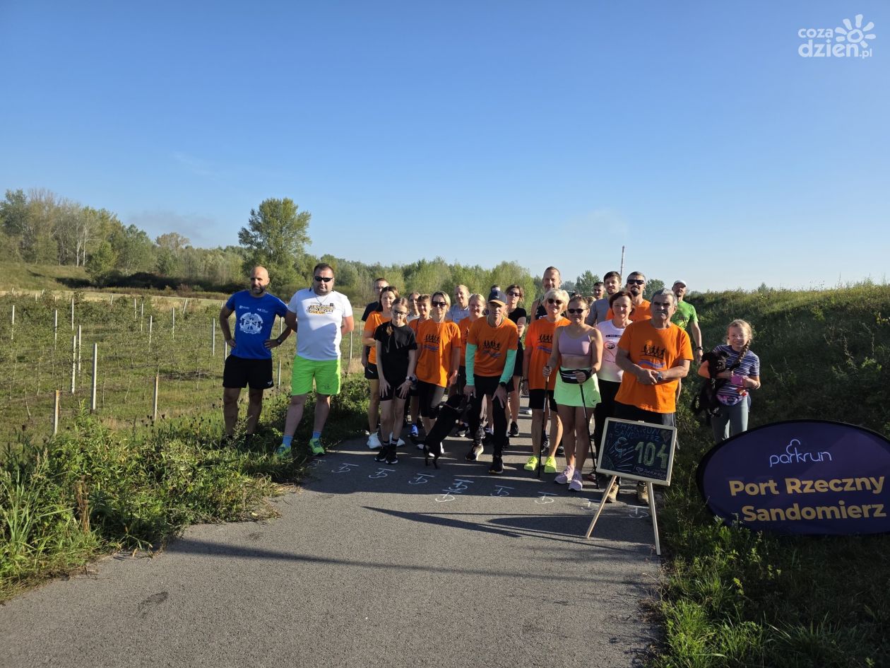 104. parkrun Port Rzeczny Sandomierz w słonecznej aurze
