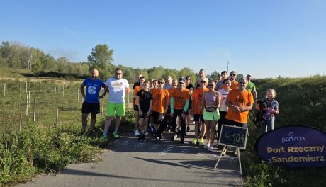 104. parkrun Port Rzeczny Sandomierz w słonecznej aurze