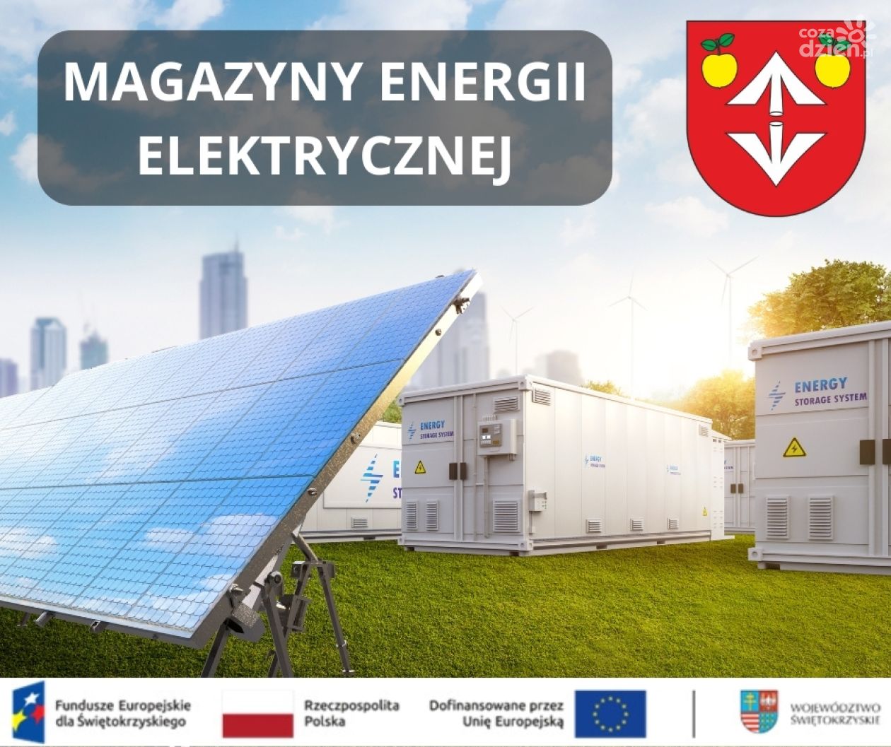 Gmina Samborzec udostępnia miejsca na montaż magazynów energii