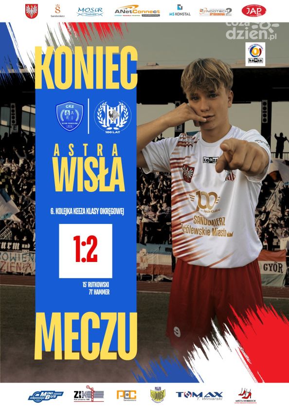 Wisła Sandomierz zwycięska w Piekoszowie!
