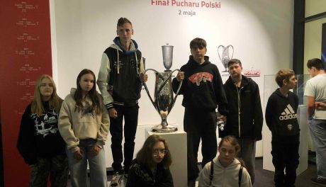 Uczniowie z Głazowa na sportowo w Warszawie!