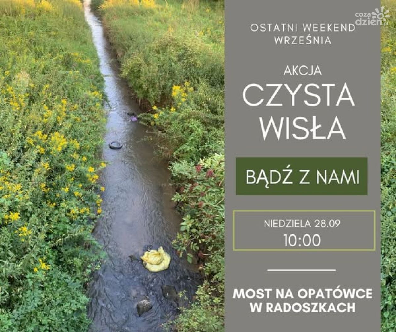 Sprzątanie Opatówki – lokalna społeczność dba o czystość Wisły