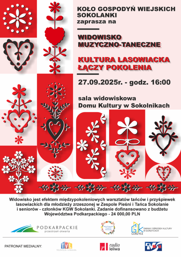 Kultura lasowiacka łączy pokolenia – widowisko muzyczno-taneczne w Sokolnikach