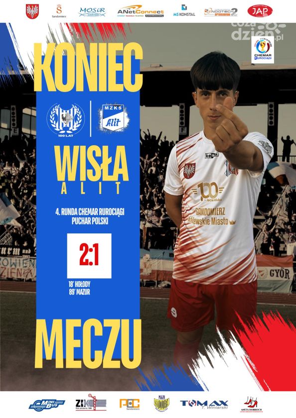 Wisła Sandomierz sensacyjnie eliminuje Alit Ożarów z Chemar Rurociągi Pucharu Polski