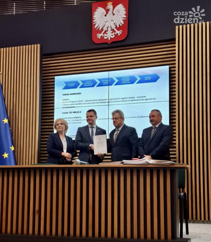 Gmina Samborzec inwestuje w bezpieczeństwo mieszkańców