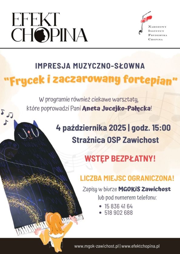 Frycek i zaczarowany fortepian – muzyczna podróż z wyobraźnią
