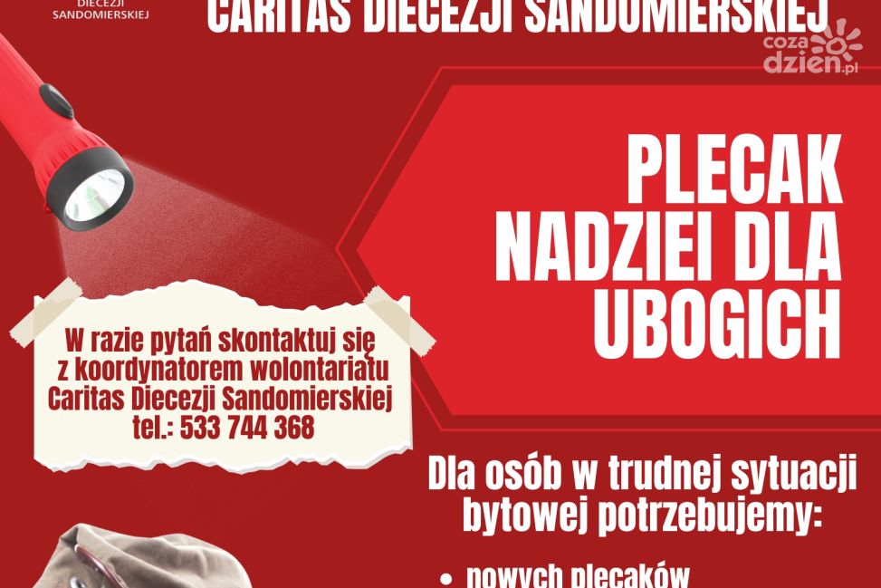Zbiórka dla potrzebujących – przygotuj plecak na zimę