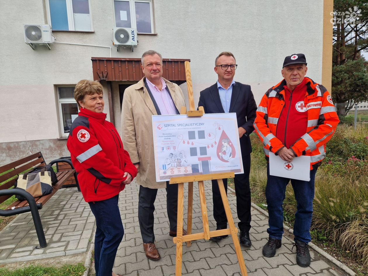 W Sandomierzu powstaje mural – podziękowanie dla honorowych krwiodawców
