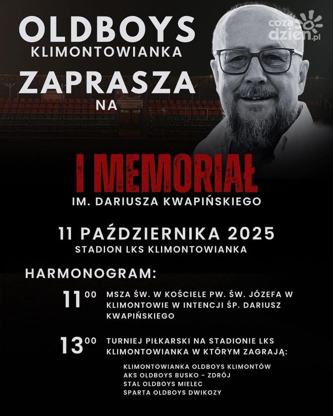Piłkarski hołd dla Dariusza Kwapińskiego