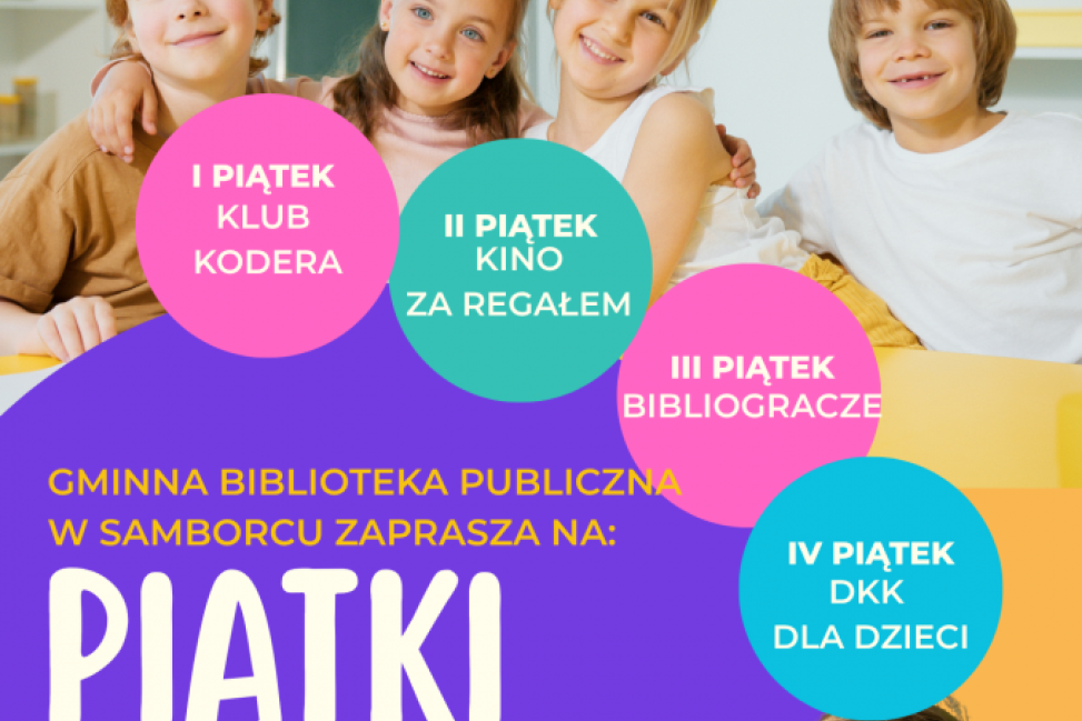 „Piątki z Biblioteką” w Samborcu – kreatywne zajęcia dla dzieci i młodzieży