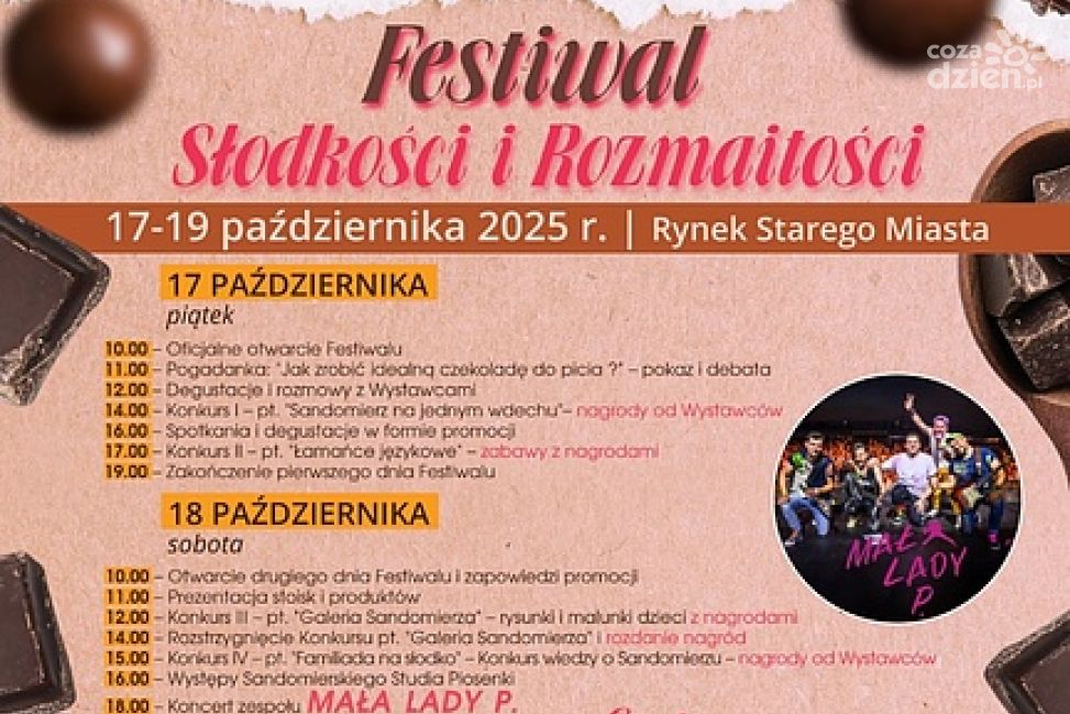 Sandomierz na słodko – Festiwal Słodkości i Rozmaitości już w ten weekend!