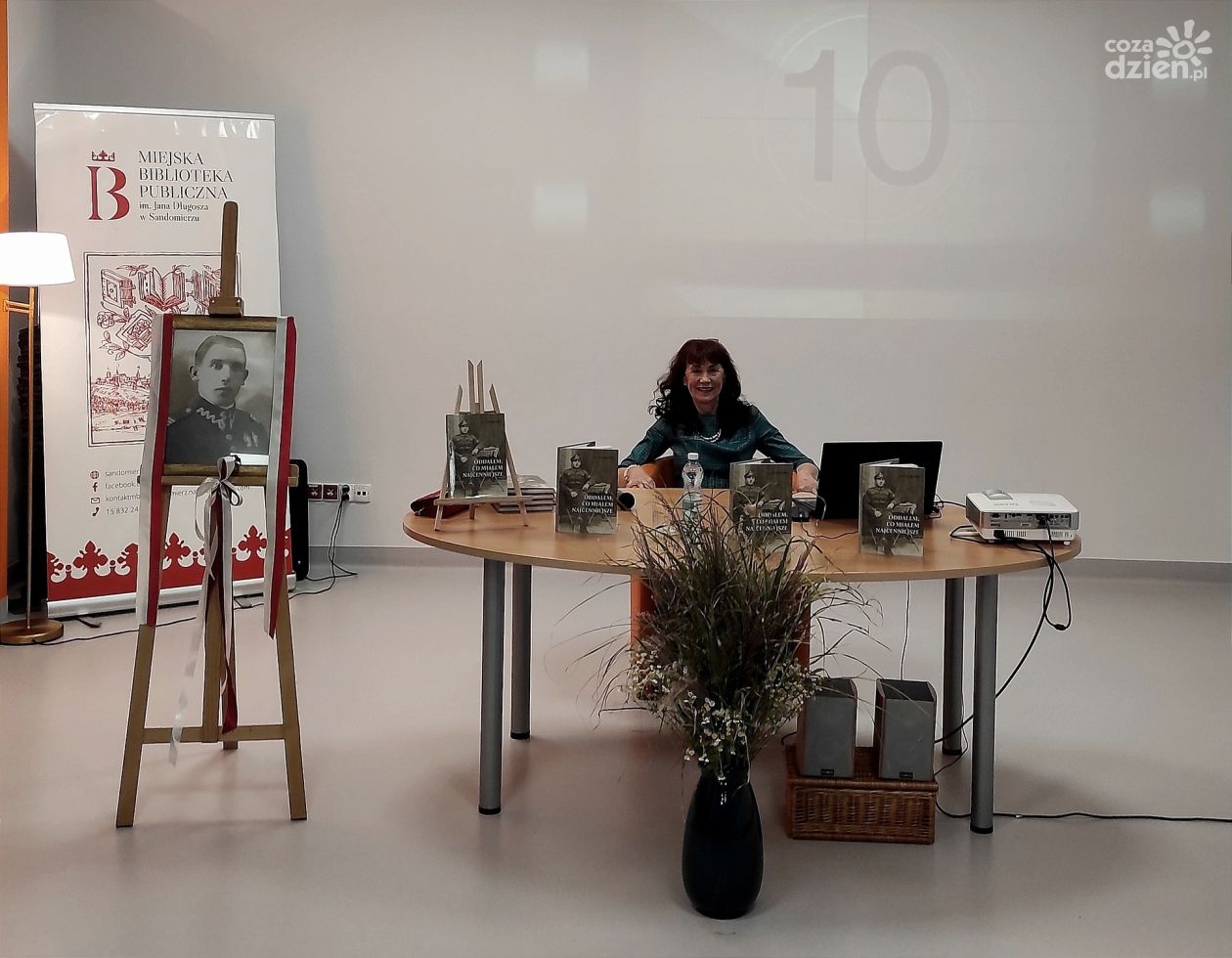 Spotkanie autorskie z Haliną Piskorską w sandomierskiej bibliotece