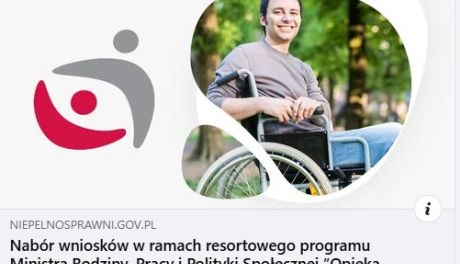 Gmina Samborzec kontynuuje Program „Opieka wytchnieniowa” – edycja 2026
