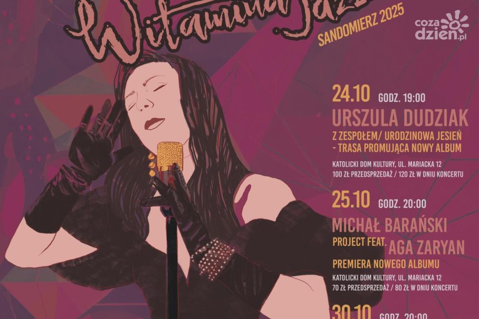 Sandomierz w rytmie jazzu — rusza Witamina Jazz 2025