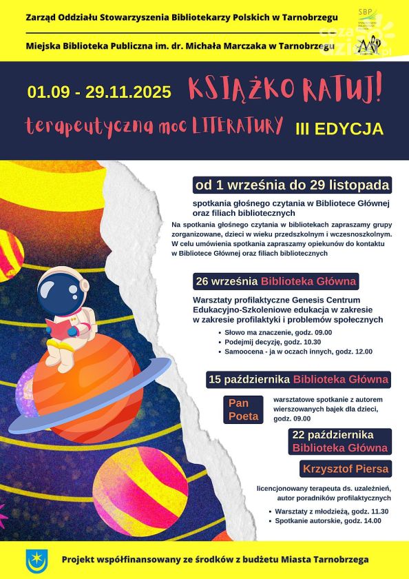 „Słowo, które leczy” – spotkanie z Krzysztofem Piersą w tarnobrzeskiej bibliotece
