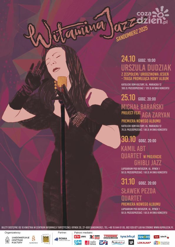 Sandomierz w rytmie jazzu — rusza Witamina Jazz 2025