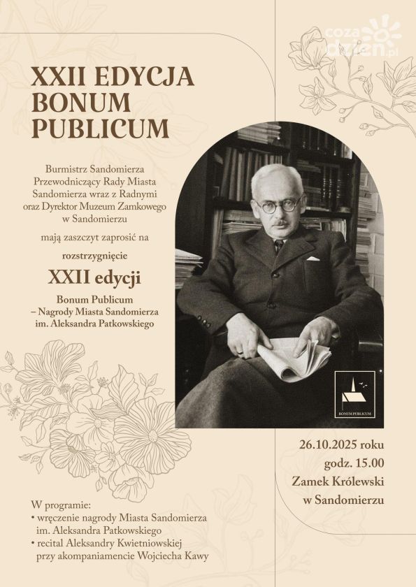 XXII edycja Bonum Publicum – Nagrody Miasta Sandomierza już 26 października
