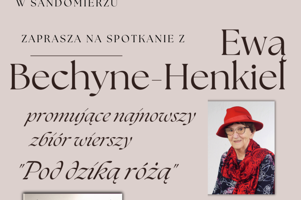 Spotkanie z poetką Ewą Bechyne–Henkiel 