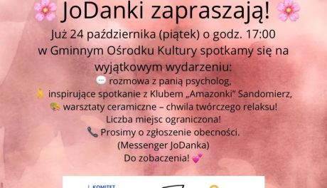 JoDanki zapraszają na inspirujące spotkanie w Gminnym Ośrodku Kultury