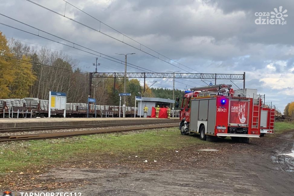 Tragiczne odkrycie w Zabrniu. Ciało młodego mężczyzny znalezione na stacji kolejowej.