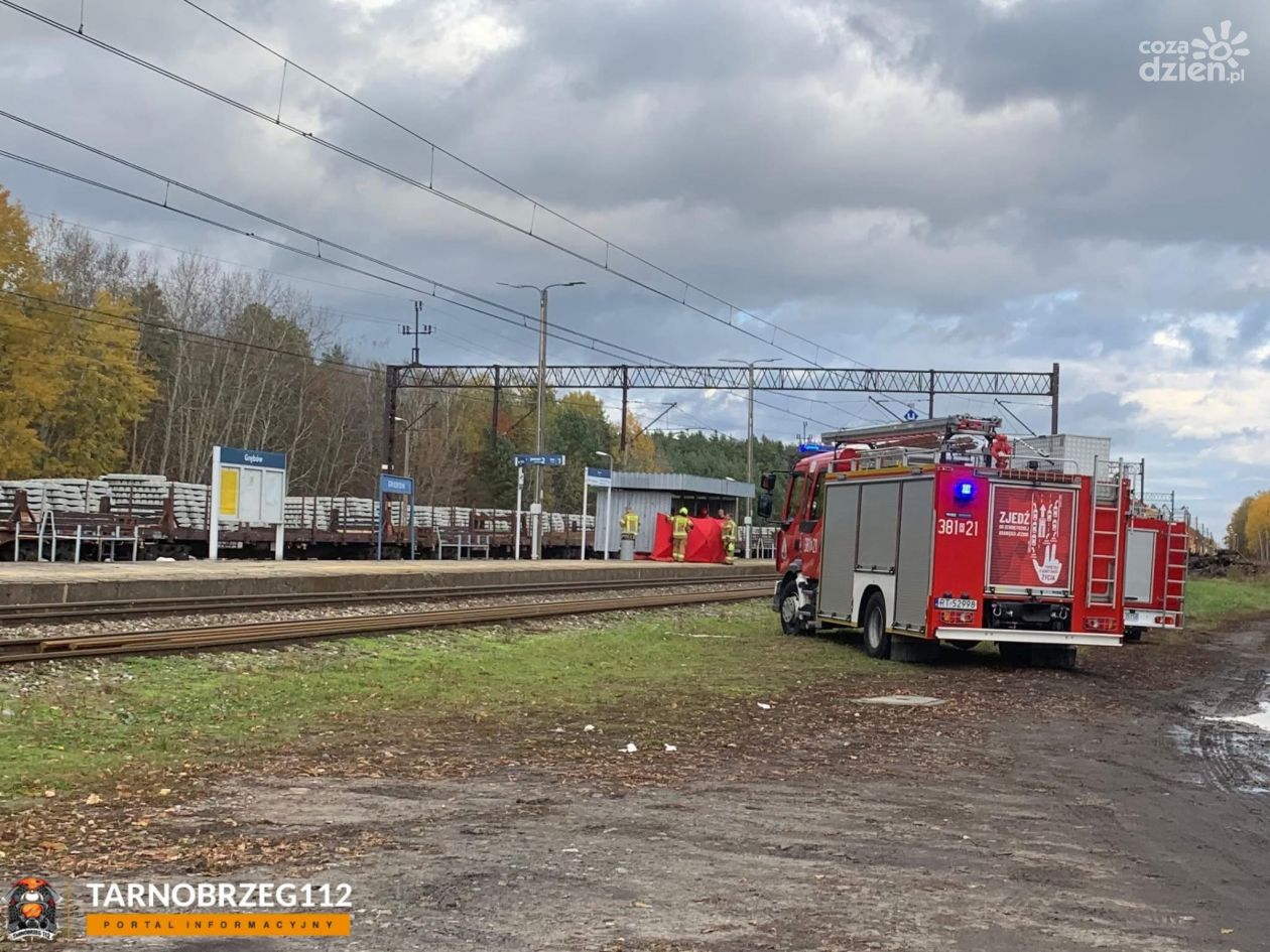 Tragiczne odkrycie w Zabrniu. Ciało młodego mężczyzny znalezione na stacji kolejowej.