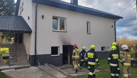 Pożar w kotłowni budynku mieszkalnego w Wojcieszycach