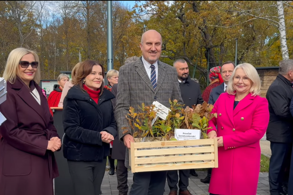 Wspólne sadzenie dębów na tysiąclecie koronacji Bolesława Chrobrego